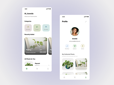 Plantify : Indoor Plants App Concept app concept plant