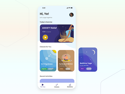 Yoga App Design