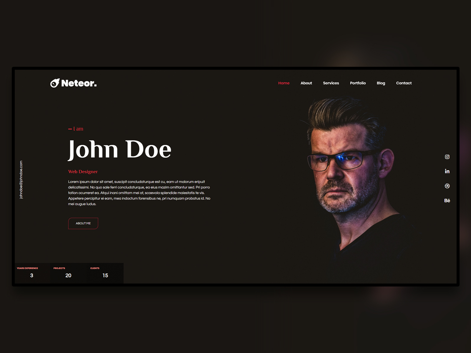 Web Design Portfolio Template