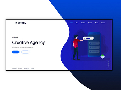 Neteor - Creative Agency HTML5 Landing Page