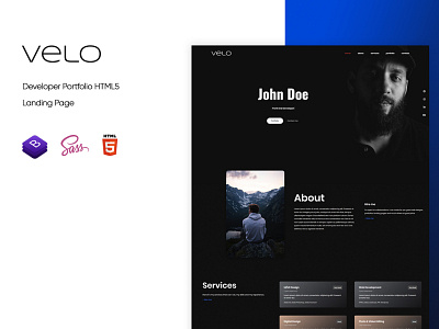 Velo - Developer Portfolio HTML5 Template