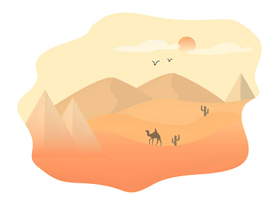Desert Vector Illustration