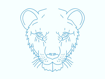 Tiger Face - Illustrator animation app branding clean css design flat icon identity illustration logo responsive type ui ux vector web
