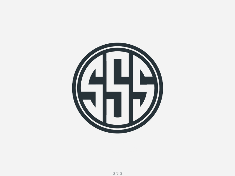 Initial Letter SSS Logo or Icon Design Graphic by atiktaz7 · Creative  Fabrica