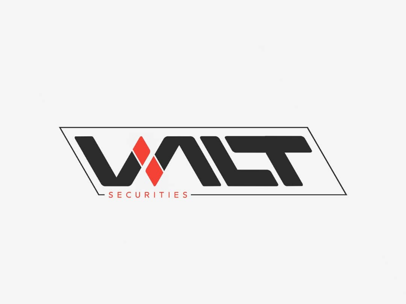 Valt Securities Logo logopassion logoinspirations logodesigner logodesign logo graphicdesign designinspirations lettermark adobe logotype customtypeface rhombus