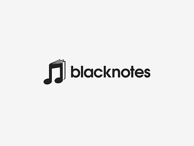 blacknotes music co. logo designinspirations graphicdesign logo logodesign logodesigner logoinspirations logomark logopassion logotype music notes