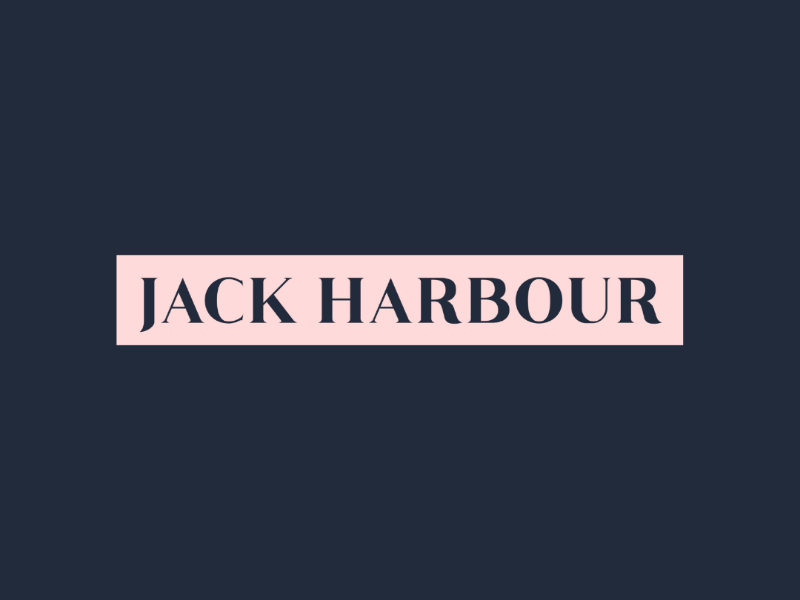 Jack Harbour Clothing Brand monogram luxurious logotype logomark logoinspirations logo lifestyle jewellerydesign designinspirations