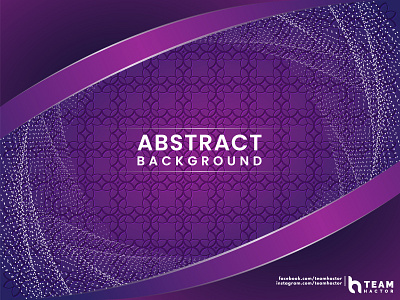 Abstract Purple Themed Luxurious Background Design | Team Hactor