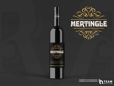 Mertingle | Wine Shop Logo | Vintage | Present | Team Hactor