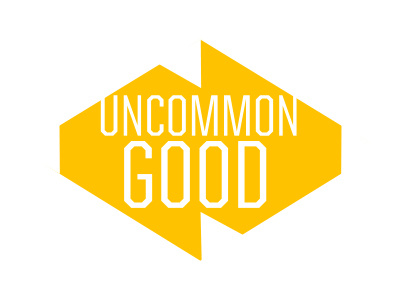 Runner Up geometric logo nonprofit yellow