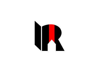 R conceptual logo studentwork wip