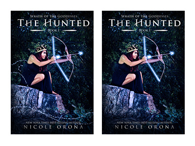 The Hunted arrow artemis book glow goddess hunt magical moon mythology nature photography photoshop