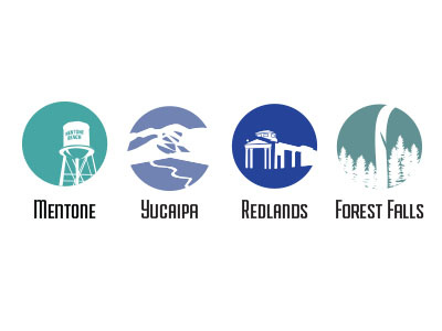 Badges badges blue building cities colorful illustrator local mountain nature trees vector waterfall