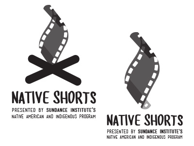 Native Shorts Personal Faves campfire classic film filmstrip flame flick flimcells logos native