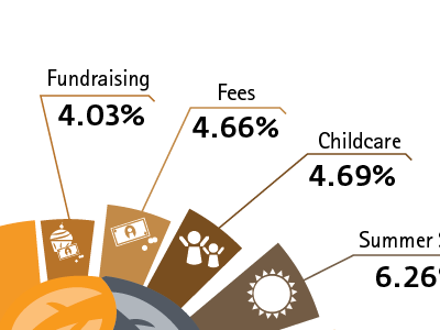 Icons & Graphs annual report graph graphs icons infographic