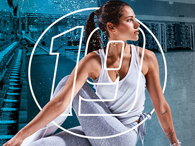 Get It All Fitness 19 Gyms blue branding cardio collage colorful contemplation contemporary fitness gradient gym logo photography studio texture weights yoga