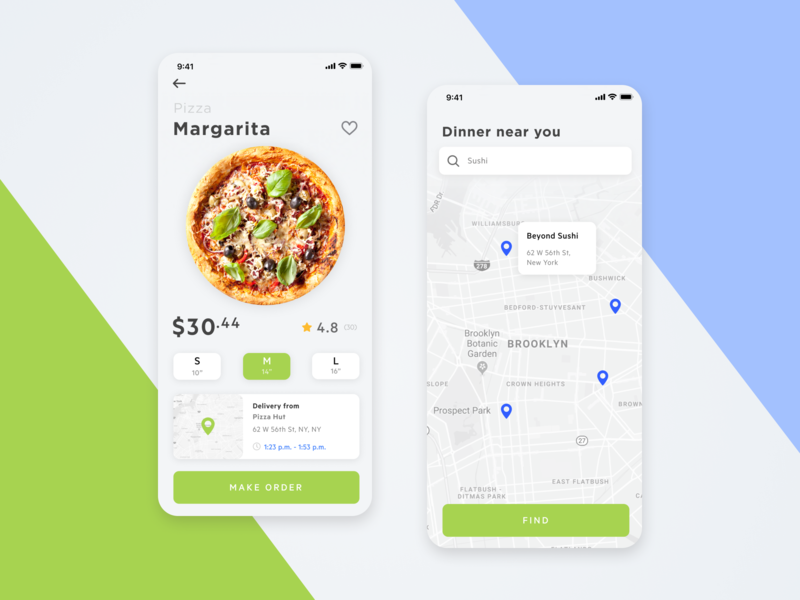 Food Delivery By Victoria Samoilenko On Dribbble