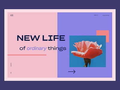 New Life ◾️ web concept art branding business clean colorful colors concept design desktop flat identity illustration logo minimal typography ui ux vector web web design