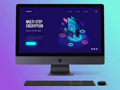 VPN - Cyber Security Landing Page