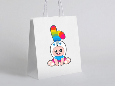 Character for a children's clothing store. character design drawing illustration illustrator mascot mascot design nozhenko rabbit vector