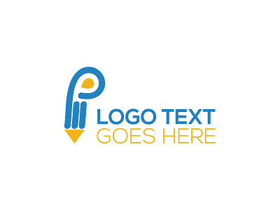 P Logo brand design branding buy a logo corporate identity identity illustration logotype symbol vector logo