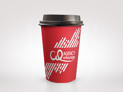 Entourage Agency Cup abstract background cup design cup of coffee