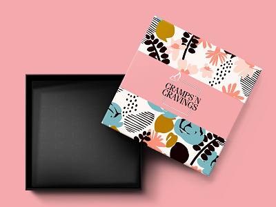 Cramps and Cravings Box beauty box design branding package design women health