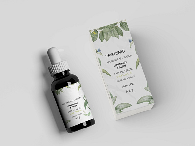 face oil serum bottle branding cosmetics design face oil packagedesign