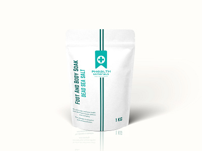 PHEALTH MINERALS POUCH branding design package design pouch