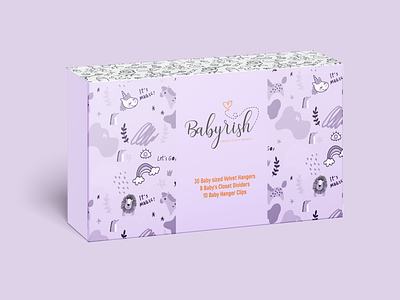 BABYRISH Box&Sleeve Design baby box design branding illustration packagedesign