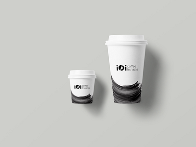 I O I COFFEE CUP DESIGN branding coffee cup of coffee design package design packagedesign