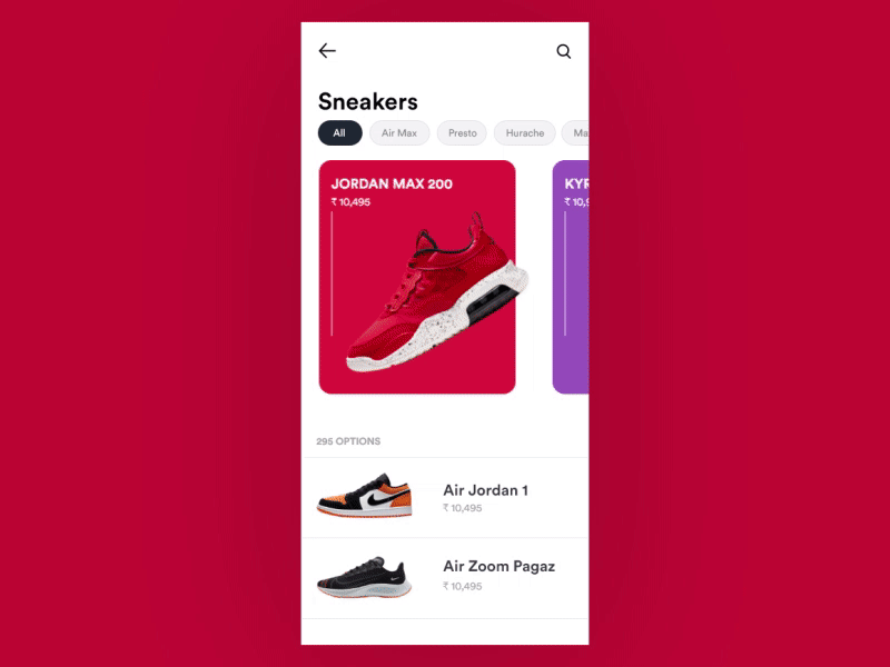 Sneaker app interaction design design dribbble eco inspiration interaction interface microinteraction nike swoosh ui uidesign user experience user interface design userinterface ux