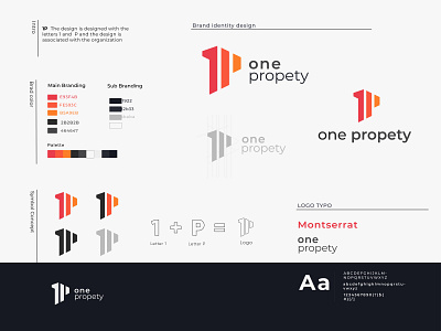 one propety Business brandign logo design