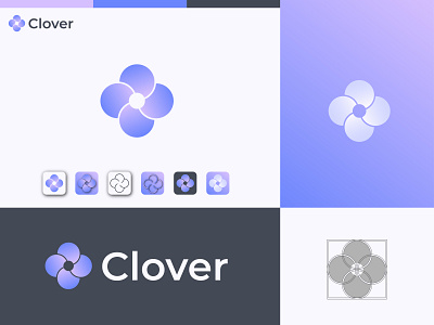 Clover modern and Branding logo design brand identity branding branding and identity branding design branding logo business clover colorful design flat graphic design icon logo logo design modern modern logo typography vector