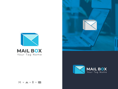 Mail Box branding logo design