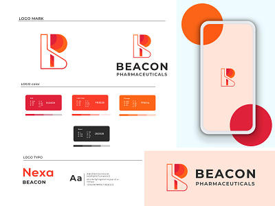 BEACON  Brand identity logo design.