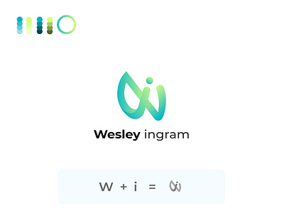 WESLEY INGRAM Brand identity logo design.