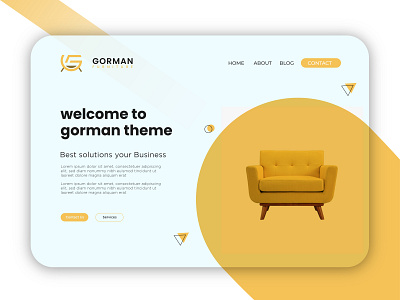 GORMAN Landing page brand design brand identity branding company logo concept flat graphic design icon logo logo design logo mark modern vector