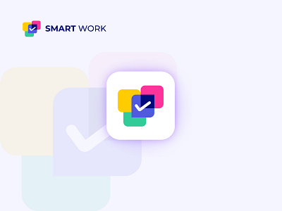 Smart Work Modern Logo Design and icon design. brand identity branding business colorful company concept design flat graphic design icon icons logo logo design logo mark minimal minimalist logo modern smart vector work logo