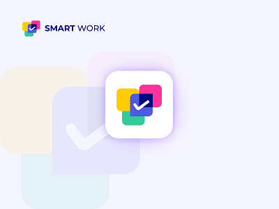 Smart Work Modern Logo Design and icon design.