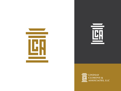 Lawyer modern LCA Logo design