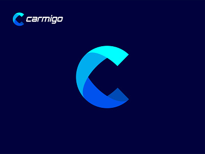 C Letter Modern Minimalist Logo design