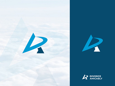 D and A Modern Letter Logo Design