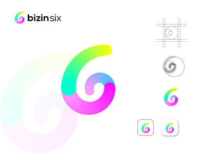 Bizin Six Modern Logo and Branding design