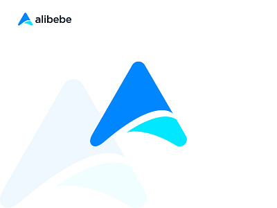 Alibebe Modern minimalist letter logo Design 3d a letter logo a logo brand identity brand logo branding colorful design flat gradient letter logo logo logo concept logo design logo mark logo typho minimal logo minimalist modern logo vector