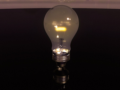 Bulb 3d model 3d black bulb glass glow light material maya mentalray model night output render shine steel white wire yellow