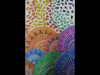 Free hand mandala mandala