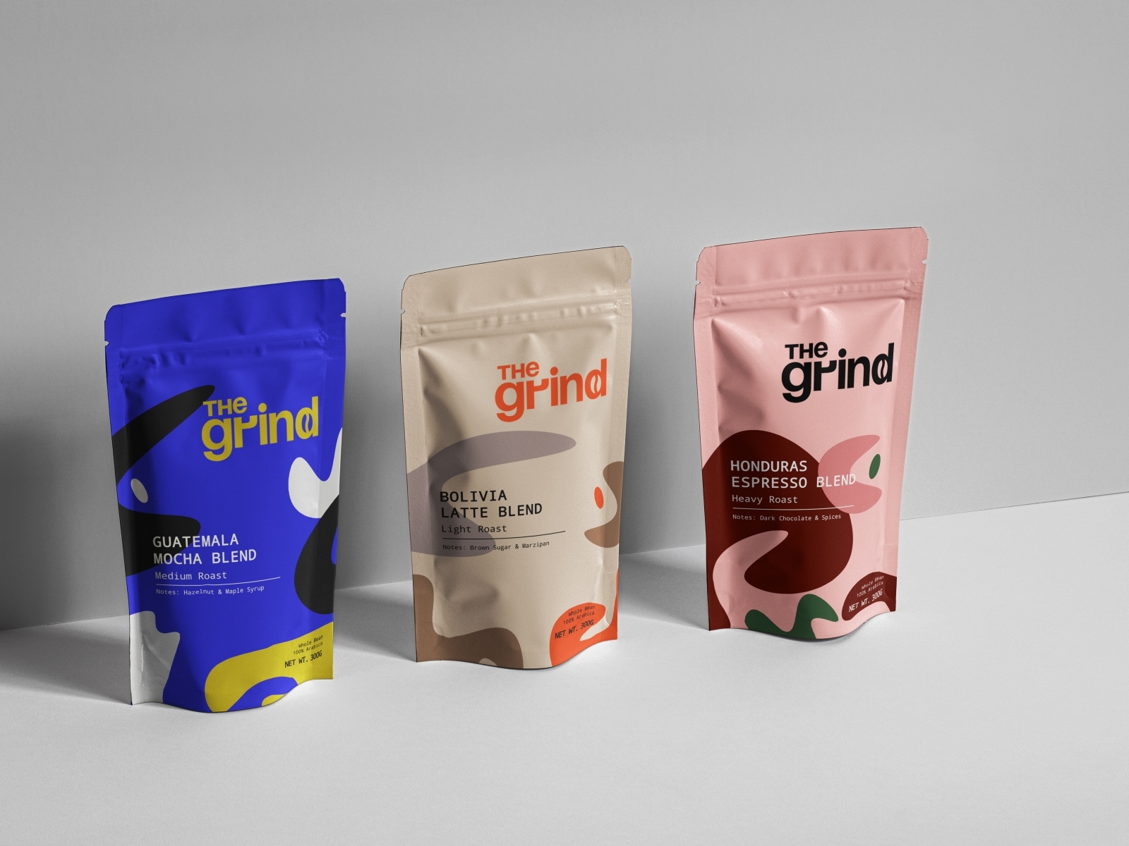 The Grind - Coffee Packaging (Alternate design) by Rhys Woods on Dribbble