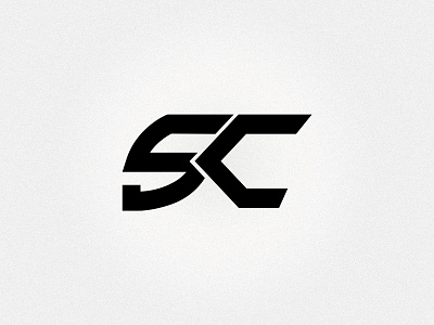 SC Logo brand identity branding flat design gfx illustraion initial logo letter logo lettermark logodesign sports logo
