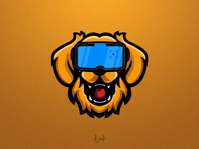 Dog VR Headset illustration branding cartoon design esports esports mascot graphic design illustration initial logo logo logo maker vector vr headset